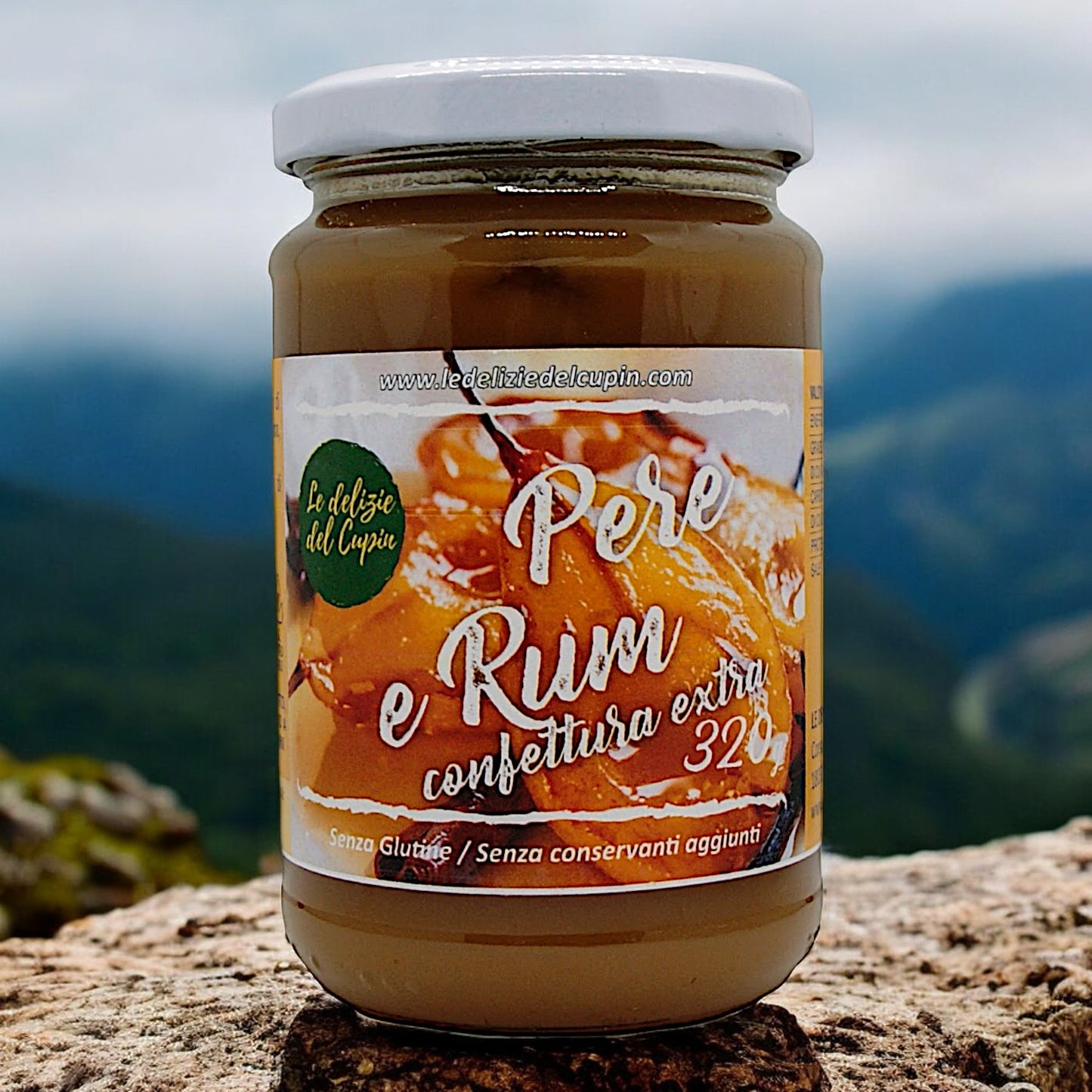 Extra Pear and Rum Jam 320g
