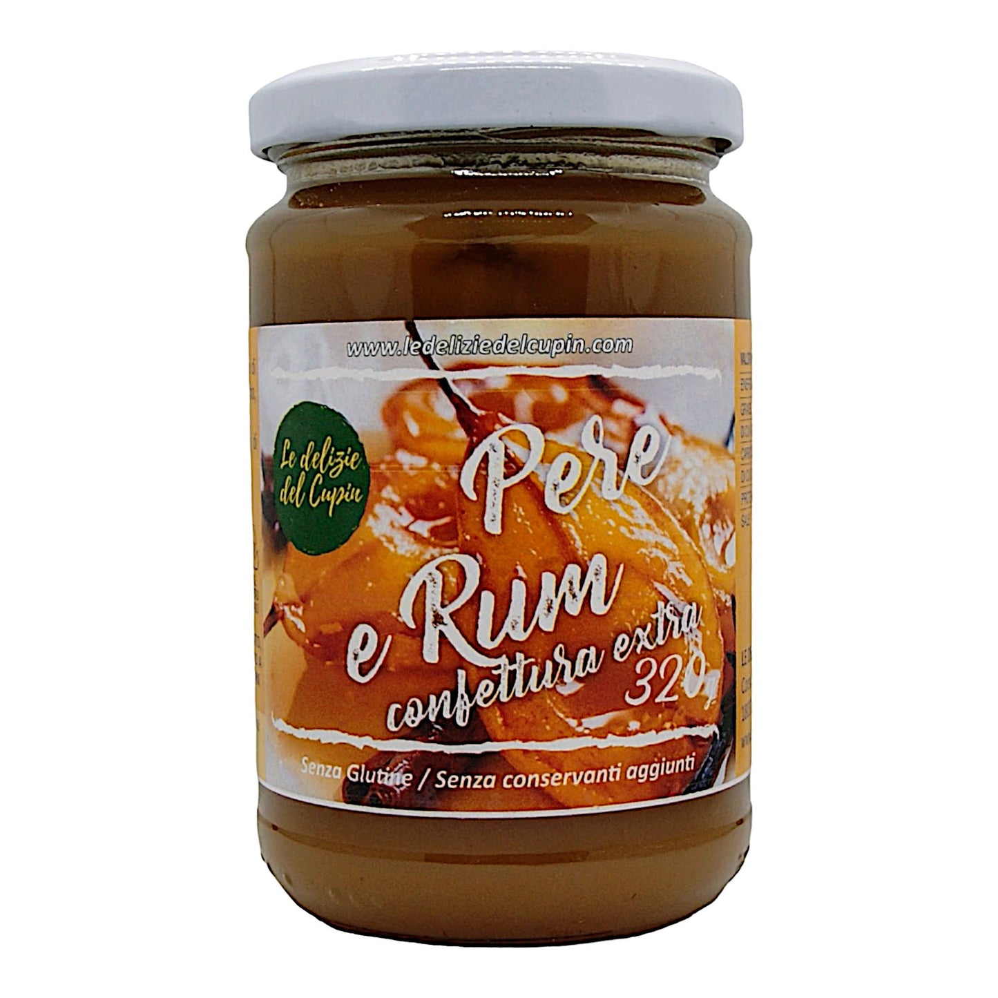 Extra Pear and Rum Jam 320g