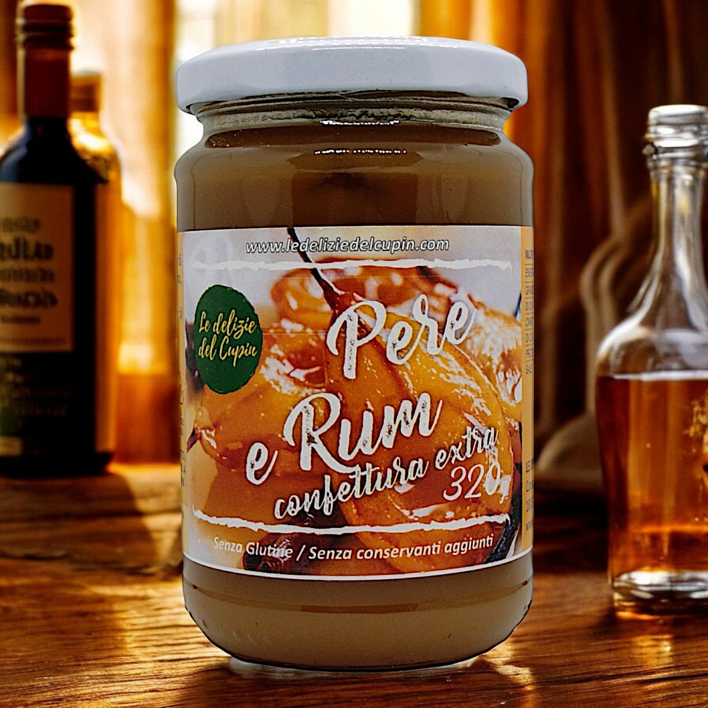Extra Pear and Rum Jam 320g
