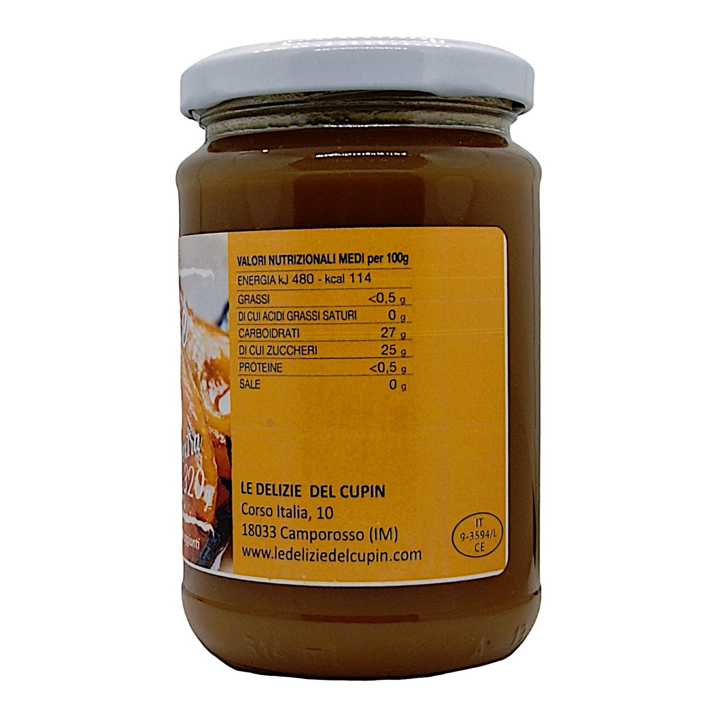 Extra Pear and Rum Jam 320g